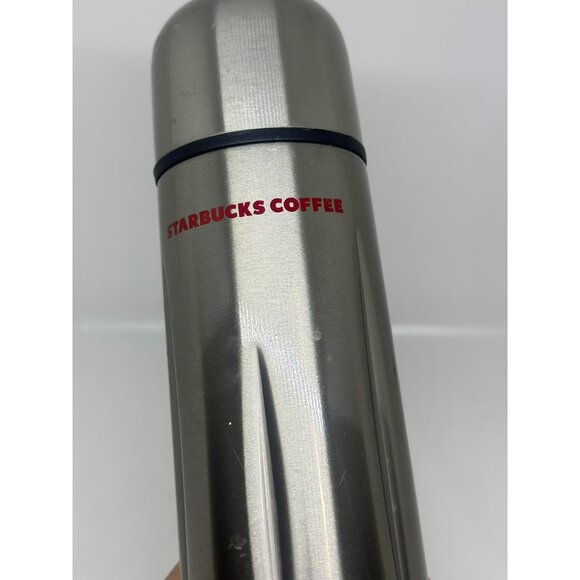 Starbucks 2006 Coffee Stainless Steel Travel Thermos – 14oz Insulated 9.5" - Picture 5 of 9